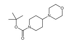 1-boc-4-morpholinopiperdine Structure
