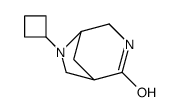 6-环丁基-3,6-二氮杂双环[3.2.1]-2-辛酮结构式