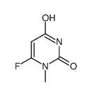6-fluoro-1-methylpyrimidine-2,4-dione结构式