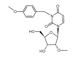 3-(4-methoxyphenylmethyl)-2'-O-methyluridine Structure
