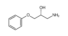 (R)-1-Amino-3-phenoxy-2-propanol结构式