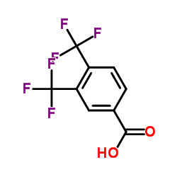 3,4 -双(三氟甲基)苯甲酸结构式