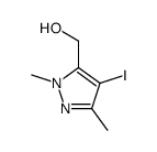 (4-碘-1,3-二甲基-1H-吡唑-5-基)甲醇结构式