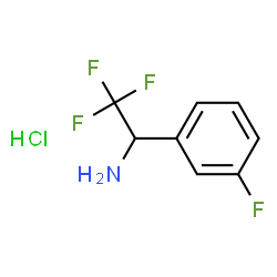 (S)-2,2,2-三氟-1-(3-氟苯基)乙胺盐酸盐结构式
