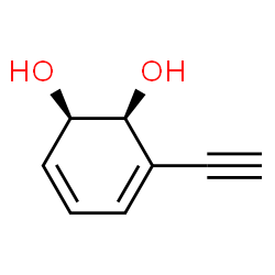 3,5-Cyclohexadiene-1,2-diol, 3-ethynyl-, cis- (9CI) picture