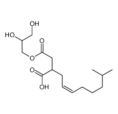 4-(2,3-二羟基丙基) 2-异壬烯基琥珀酸钾盐溶液结构式