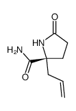 2-Pyrrolidinecarboxamide,5-oxo-2-(2-propenyl)-,(R)-(9CI) picture
