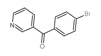 (4-溴苯基)(吡啶-3-基)甲酮结构式