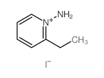 Pyridinium,1-amino-2-ethyl-, iodide (1:1)结构式