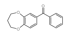 3,4-dihydro-2h-1,5-benzodioxepin-7-yl(phenyl)methanone Structure