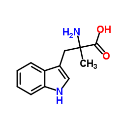 α-甲基- DL -色氨酸结构式