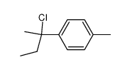 1-(1-chloro-1-methyl-propyl)-4-methyl-benzene Structure