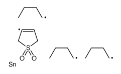 tributyl-(1,1-dioxo-2,5-dihydrothiophen-3-yl)stannane结构式