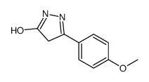 2,4-二氢-5-(4-甲氧基苯基)-3H-吡唑-3-酮结构式