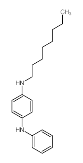 1,4-Benzenediamine,N1-octyl-N4-phenyl- Structure