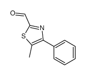 5-Methyl-4-phenyl-thiazole-2-carbaldehyde structure