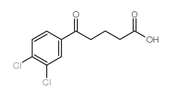 5-(3,4-二氯苯基)-5-氧代戊酸结构式