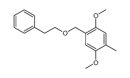 2-[(2-Phenylethoxy)methyl]-5-methyl-1,4-dimethoxybenzene结构式