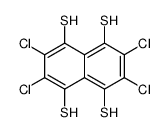 2,3,6,7-tetrachloronaphthalene-1,4,5,8-tetrathiol结构式