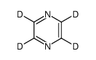 吡嗪-d4结构式