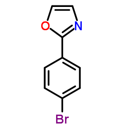 2-(4-溴苯基)恶唑结构式