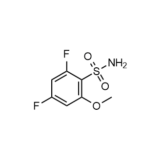 2,4-Difluoro-6-methoxybenzenesulfonamide Structure