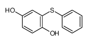 2-phenylsulfanylbenzene-1,4-diol Structure