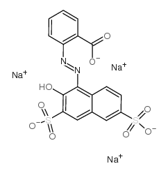 偶氮钙 A结构式