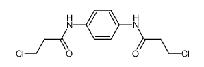 1,4-bis-(3-chloro-propionylamino)-benzene结构式