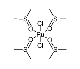 dichlorotetrakis(dimethylsulfoxide)ruthenium结构式