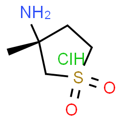 3-Methyl-1,1-Dioxidotetrahydrothien-3-Ylamine Hydrochloride Structure