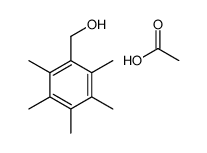 acetic acid,(2,3,4,5,6-pentamethylphenyl)methanol结构式