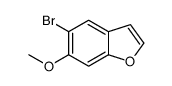 5-bromo-6-methoxy-1-benzofuran结构式