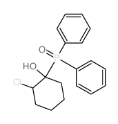 Cyclohexanol,2-chloro-1-(diphenylphosphinyl)-结构式