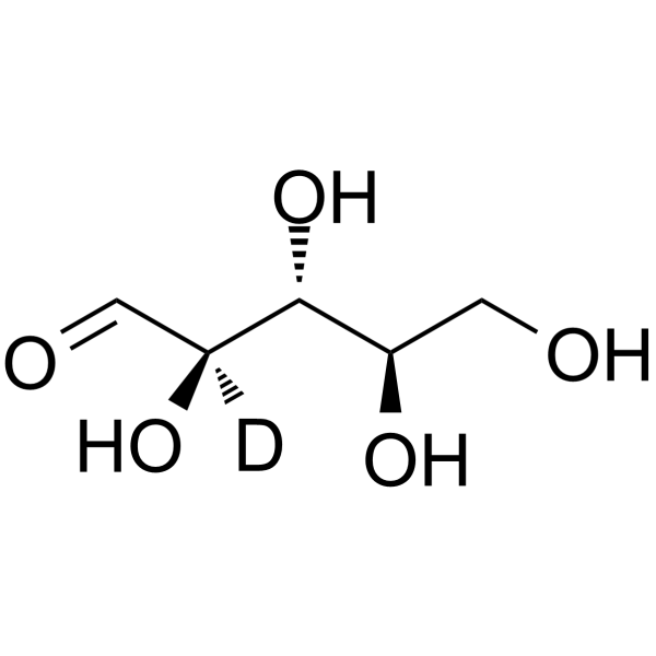 D-(-)-核糖 d-1结构式