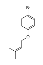1-bromo-4-[(3-methylbut-2-en-1-yl)oxy]benzene结构式