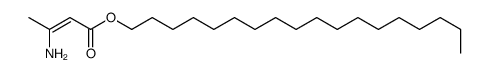 octadecyl 3-aminobut-2-enoate结构式