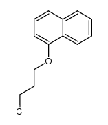 1-chloro-3-(1-naphthyloxy)propane结构式