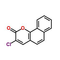 3-Chloro-2H-benzo[h]chromen-2-one Structure