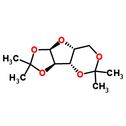 1,2:3,5-Di-O-isopropylidene-alpha-D-xylofuranose Structure