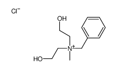 benzyl-bis(2-hydroxyethyl)-methylazanium,chloride结构式