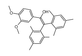 2,2-dimesityl-1-(3,4-dimethoxyphenyl)ethenol Structure