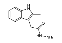(2-methyl-indol-3-yl)-acetic acid hydrazide Structure
