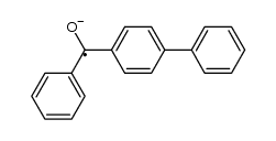 4-phenylbenzophenone ketyl radical anion结构式