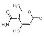 β-脲基丁烯酸乙酯结构式