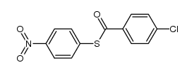 S-4-nitrophenyl 4-chlorothiobenzoate结构式