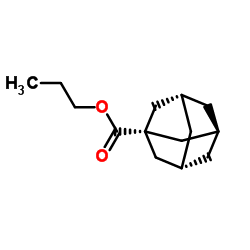 1-金刚烷羧酸丙酯结构式
