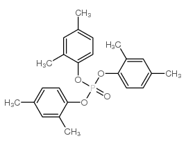 磷酸三(二甲苯)酯结构式