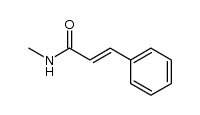 (E)-N-Methyl-3-phenylacrylamide结构式