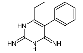 5-Phenyl-6-ethyl-2,4-diaminopyrimidine Structure